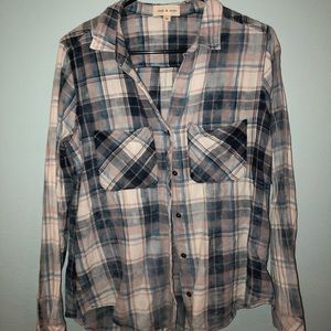 Plaid flannel shirt
